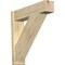 Ekena Millwork Traditional Block Rough Sawn Outlooker, Douglas Fir, 8"W x 32"D x 32"H OUT08X32X32TRA05RDF - alternate 1
